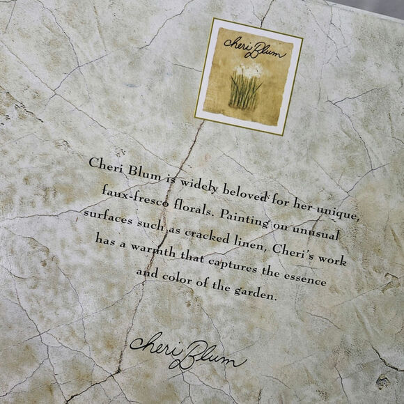 NEW Cheri Blum Gold Hydrangea Photo Frame Floral Garden Fetco - Picture 6 of 9